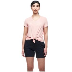 INDYEVA DIPORTO TOP UPF 30 SUSTAINABLE TIE FRONT QUICK DRY ATHLETIC WORKOUT M